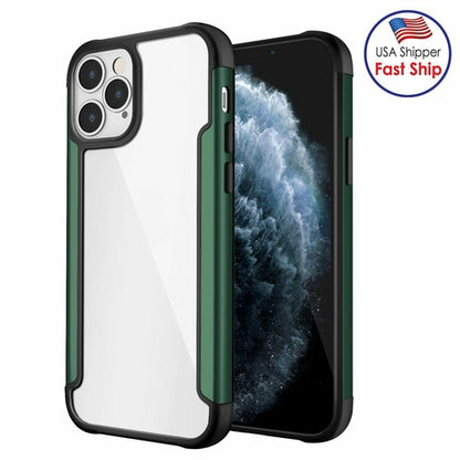 AMZER Ultra Hybrid SlimGrip Hülle für iPhone 12 Pro Max mit Klarsicht