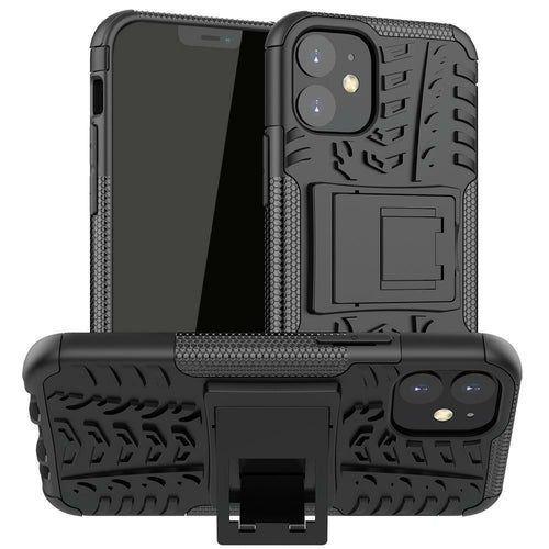 AMZER Hybrid Warrior Dual Layer Kickstand Hülle für Apple iPhone 12