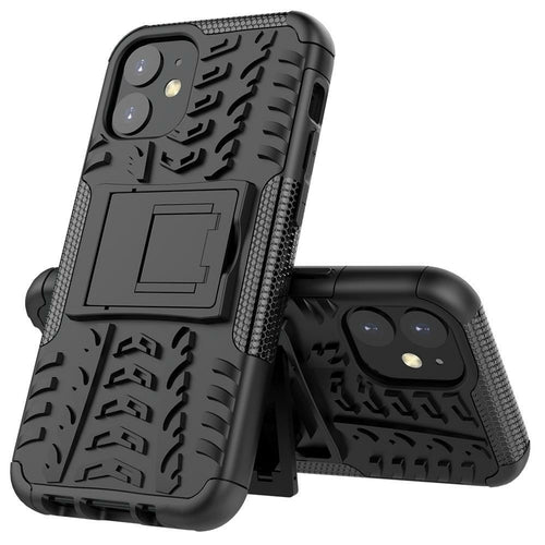 AMZER Hybrid Warrior Dual Layer Kickstand Hülle für Apple iPhone 12