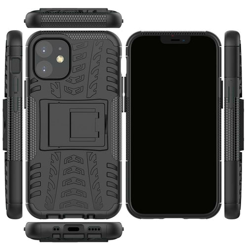 AMZER Hybrid Warrior Dual Layer Kickstand Hülle für Apple iPhone 12