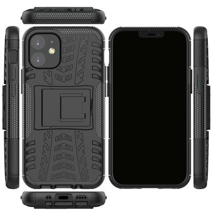 AMZER Hybrid Warrior Dual Layer Kickstand Hülle für Apple iPhone 12