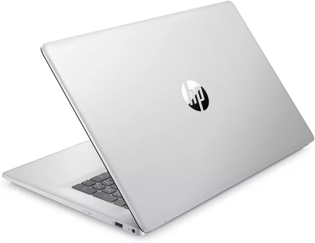 HP 17.3" FHD Business Laptop Computer, Windows 11 Laptop 32GB RAM 1.5TB Storage (1TB SSD+512GB Docking Set), 6-Core AMD Ryzen 5 Processor, AI Copilot, Numeric Keypad, NLY Earphones, Natural Silver