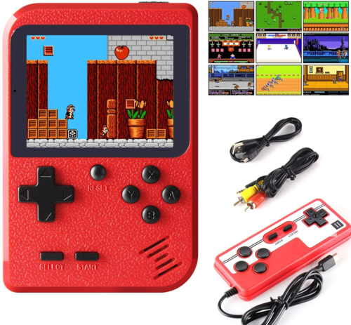 Tragbarer Game Controller mit 400 vorinstallierten Spielen + Zusätzlicher Spieler