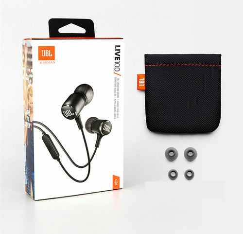 JBL LIVE100 3,5-mm-Kabelkopfhörer Stereo Line-In-Steuerung